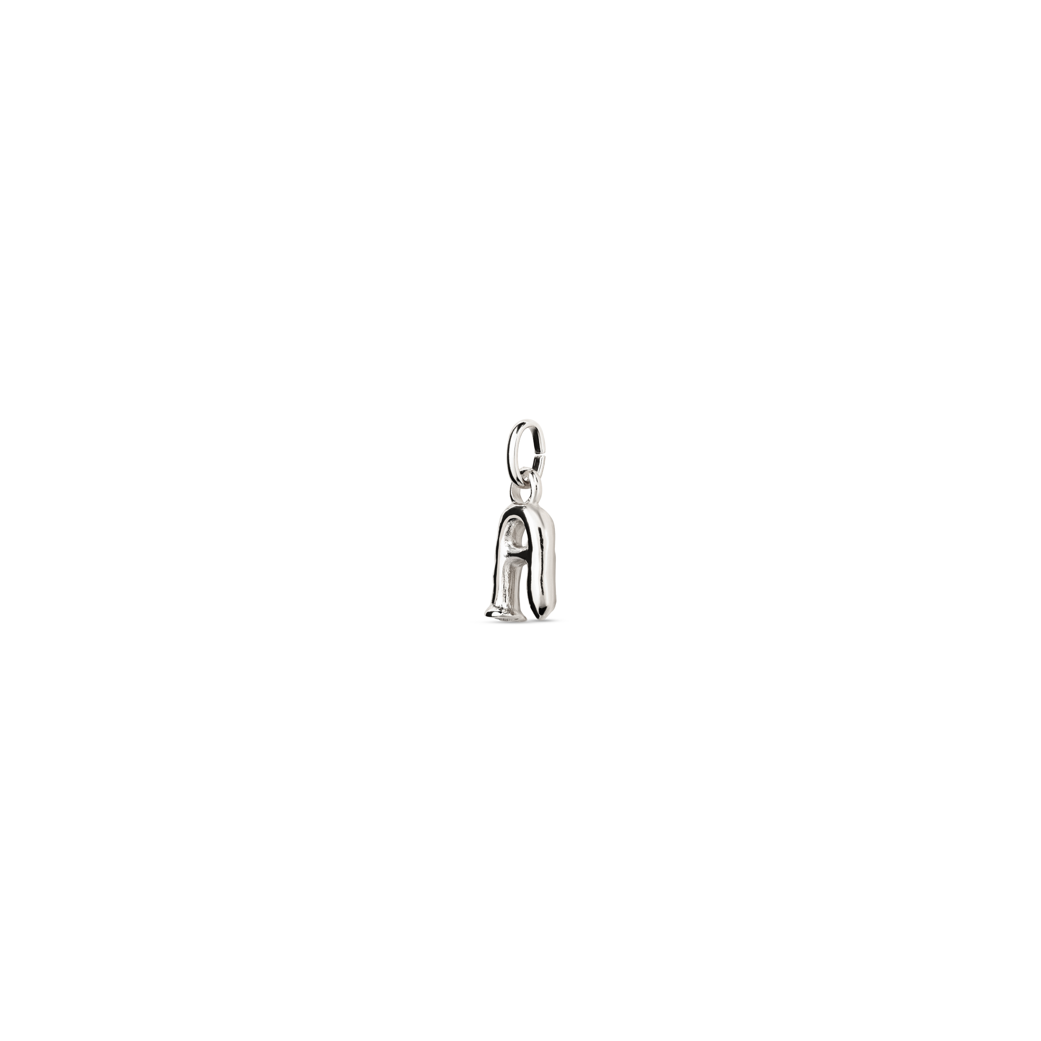 Charm lettera A piccola in argento Sterling, Argent, large image number null